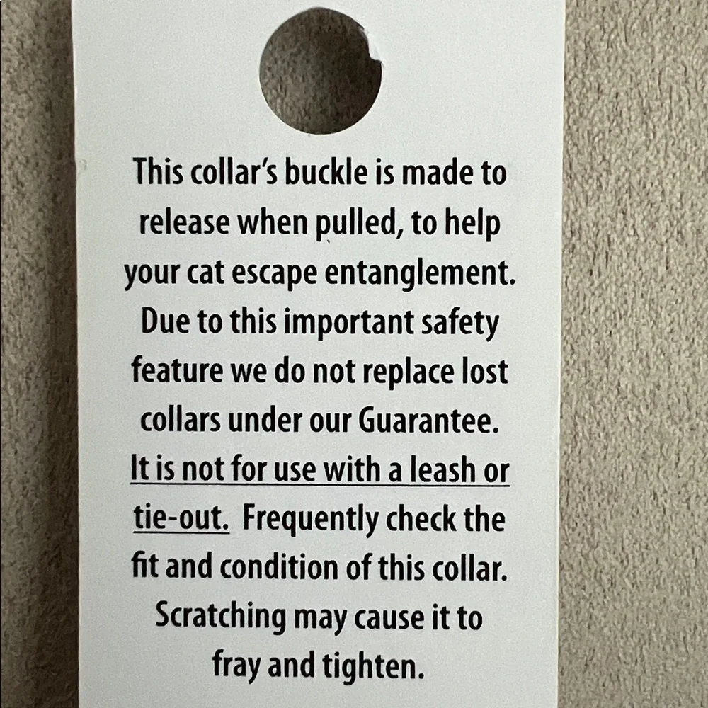 NWT Lupine Originals Purple Cat Collar: Rose Garden